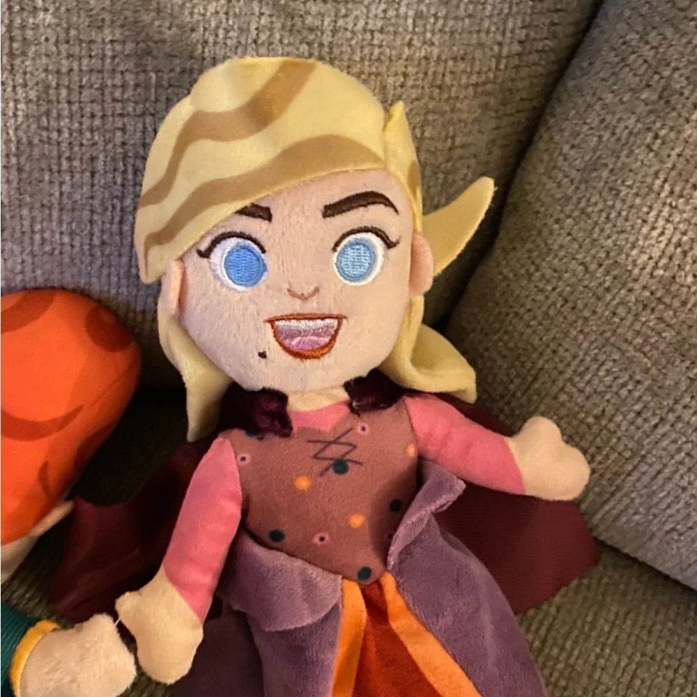 Disney Hocus Pocus Plush Doll Set - Multicolor NWT Stuffed Animal - Picture 6 of 6